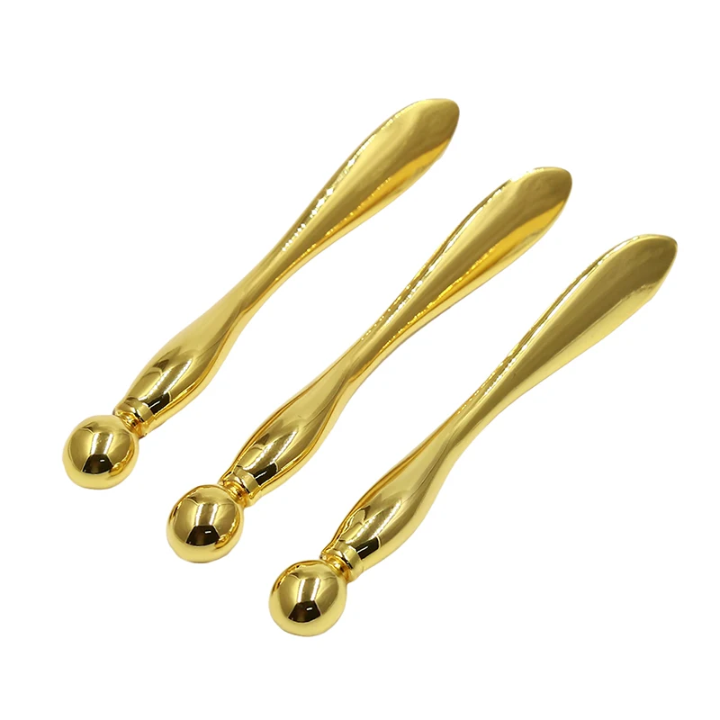 Metal Cosmetic Spatulas Face Mask Spoon High Quality DIY Eye Anti Wrinkle Massage Beauty Stick Makeup Tools 3 PCS/Pack | Красота и