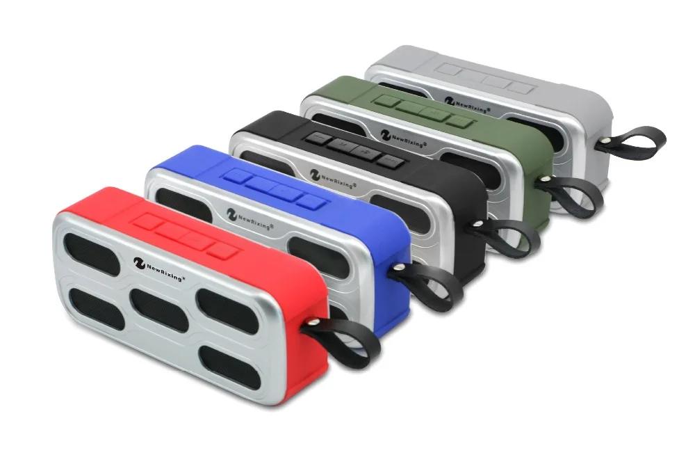 Беспроводной с открытым блютузом Водонепроницаемый Динамик радио FM сабвуфер