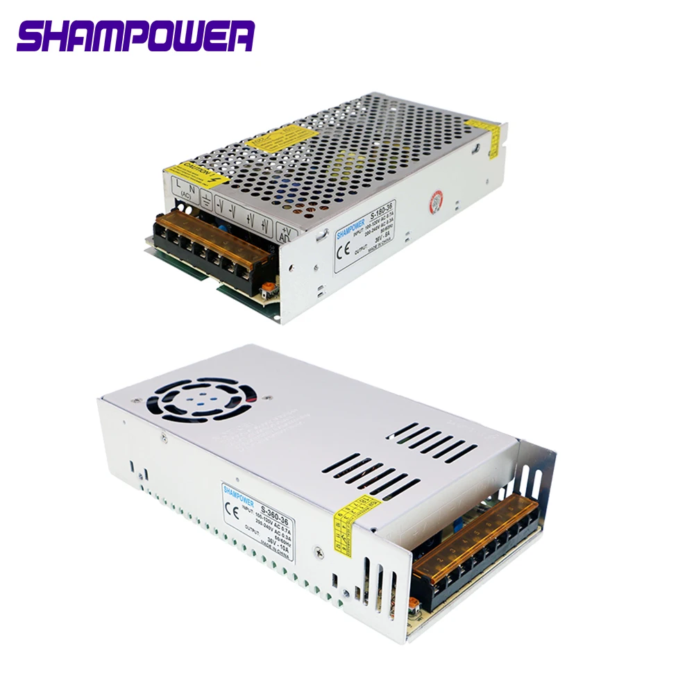 SHAM импульсный источник питания 220 В переменного тока/180 в постоянный ток 36 48 5A 10A 360