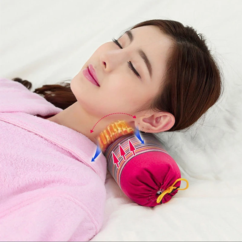 Физиотерапия подушка-массажер шейный ремонт коррекция сна жесткая гречневая