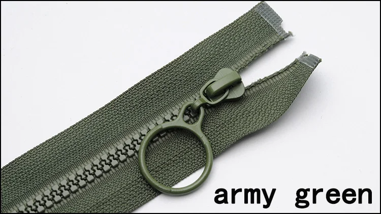 army green 10 шт. 3# Meetee молнии из смолы 25 см закрытые и 60 см открывающиеся молнии для DIY ремесла швейные сумки кошелек аксессуары для одежды A1-1 - Цвет: army green