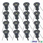 Светильник потолочный, 1 Вт, серебристыйчерныйбелый корпус, 12 В