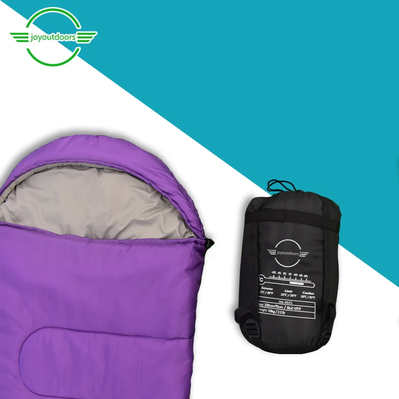 

Spring Summer Autumn Sleeping Bag With Hood Outdoor Travel Waterproof Comfortable Adult Children Warm Camping Lazy Bag 1.2kg