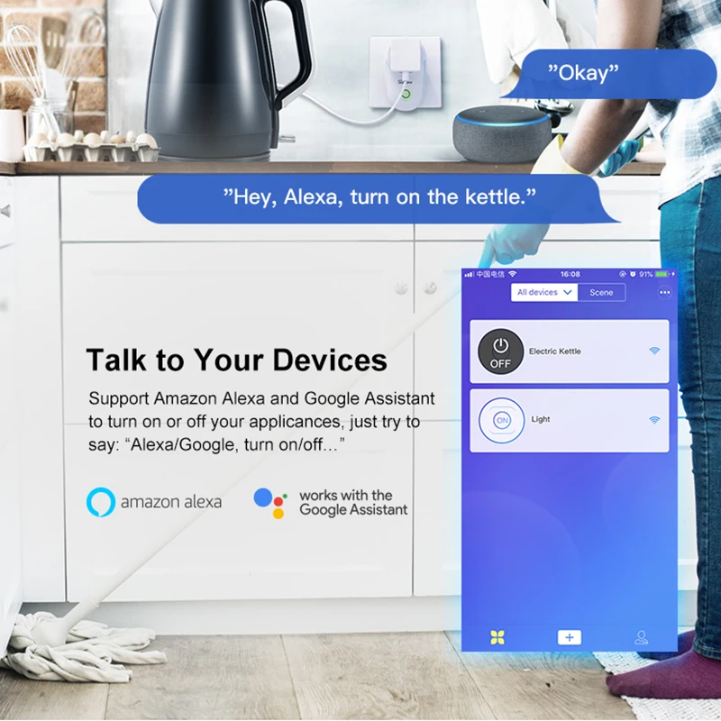Горячая Sonoff вилка S26 WiFi умная розетка Тип F/E таймер EWelink управление приложением