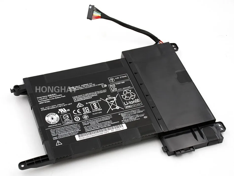 HONGHAY L14S4P22 ноутбук аккумулятор для Lenovo IdeaPad Y700 Y700-17iSK Y700-15ISK 5B10H22084 L14M4P23 14,8 в 60wh 4050 мАч