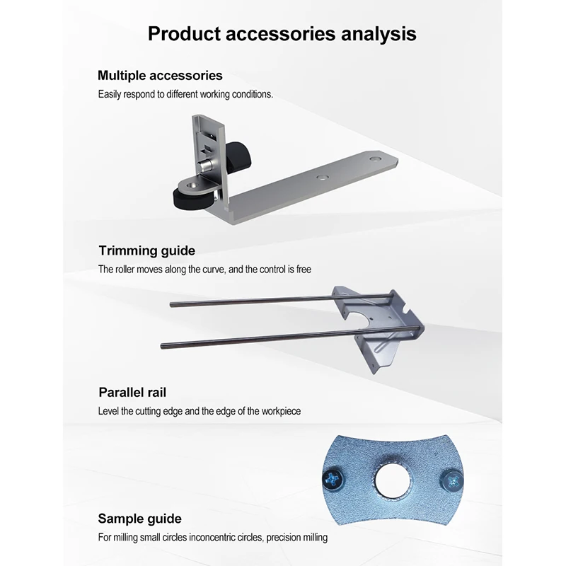 

Woodworking Trimming Machine Multi-function Tool Gong Machine Carving, Opening And Slotting Artifact Electric Wood Milling