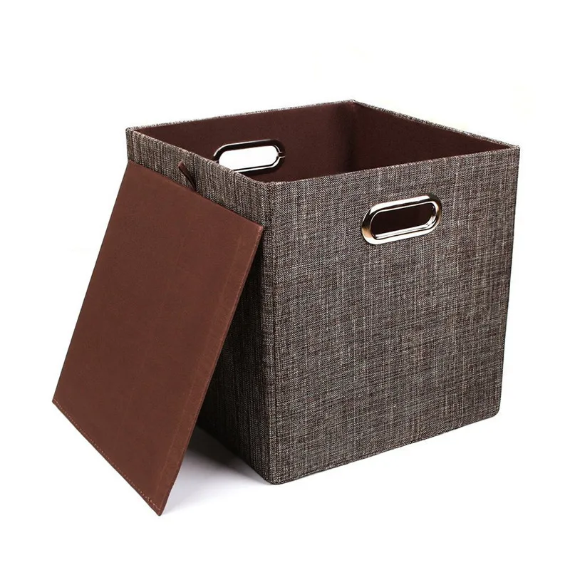 

Folding Storage Box Clothes Storage Bins For Toys Organizers Baskets for Nursery Office Closet Shelf Container