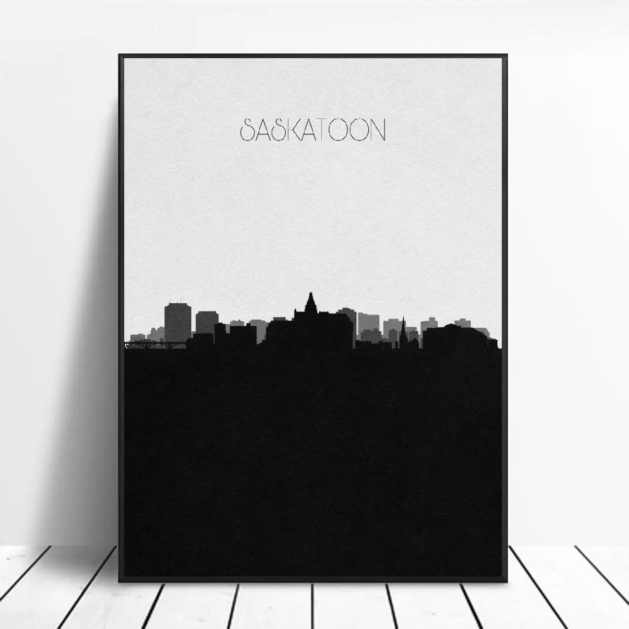 

Саскатун Skyline холст художественный принт настенный плакат Гостиная украшения картина без рамки