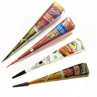 new henna tattoo paste black brown red white henna cones indian for temporary tattoo sticker body paint art cream cone