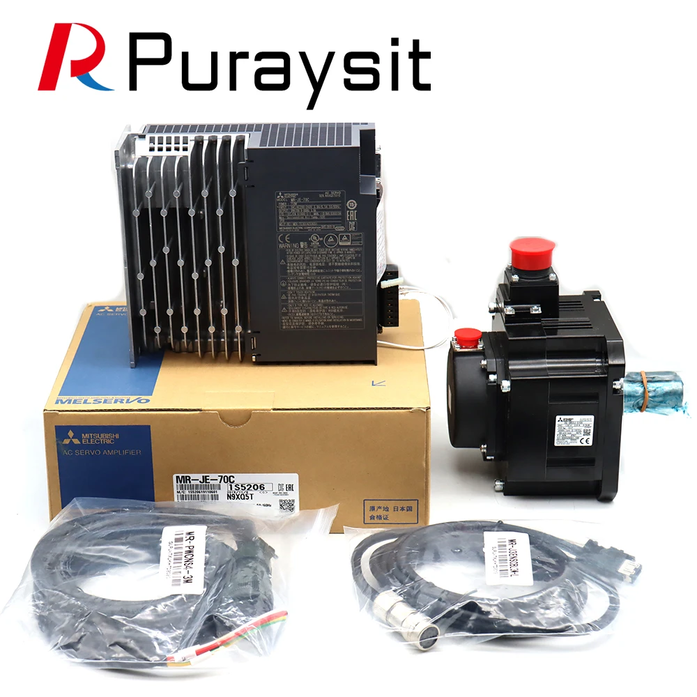 Серводвигатель переменного тока Mitsubishi + усилитель драйвера MR-JE-40C серия HG-KN43J-S100 400