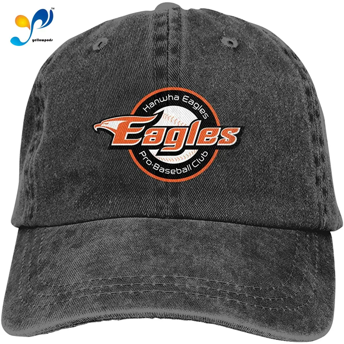 

Унисекс шапка Hanwha Eagles из хлопка, джинсовой ткани, бейсболка