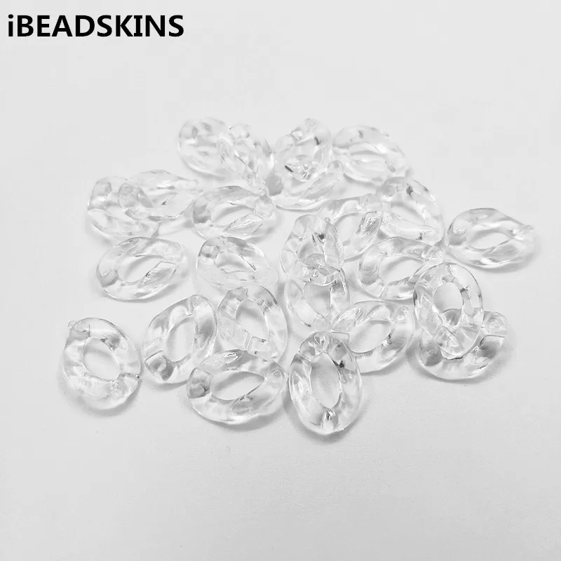 Новое поступление! Прозрачные Акриловые бусины цепочки для сережек фурнитура