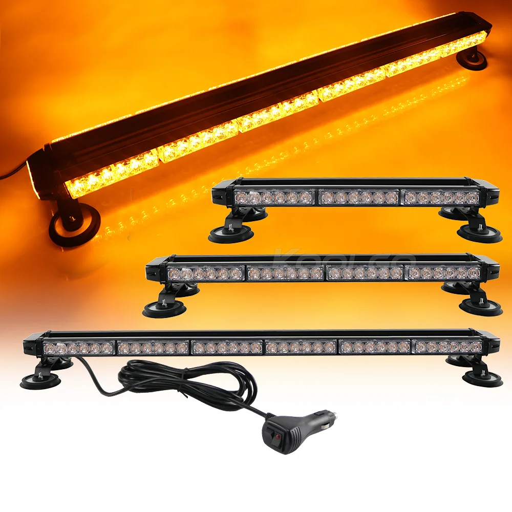

36CM to 126CM Four Side Led Warning Strobe Light Bar Flash Emergency Roof Top Traffic Lights For Tow Truck Vehicle