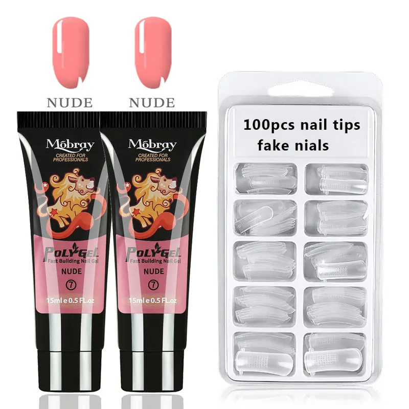 07 set 15 мл УФ Poligel 12 Цвет конструирующий гель Quick в сдержанном стиле Acrygel дизайн ногтей поли гель для дизайна ногтей для создания Клей для ногтей - Цвет: 07 set