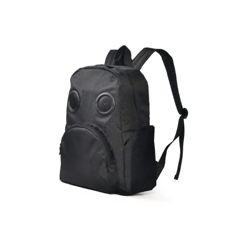 Нейлоновый рюкзак унисекс с Bluetooth динамиком вместительный дорожный школьный для