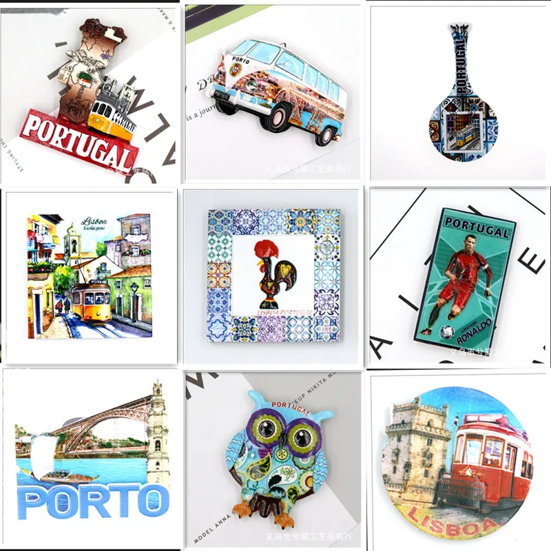 Креативные магниты на холодильник Lisboa для туризма сувениры резные изделия