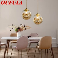 dlmh brass modern pendant lights hanging lamps creative decoration suitable for home restaurant dining room