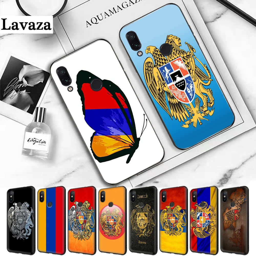 14A Армянский флаг герб Силиконовый чехол для Xiaomi A1 A2 A3 Lite Pro 5X 6X Redmi Note 4X 5 5A Prime 6 7 8 8T