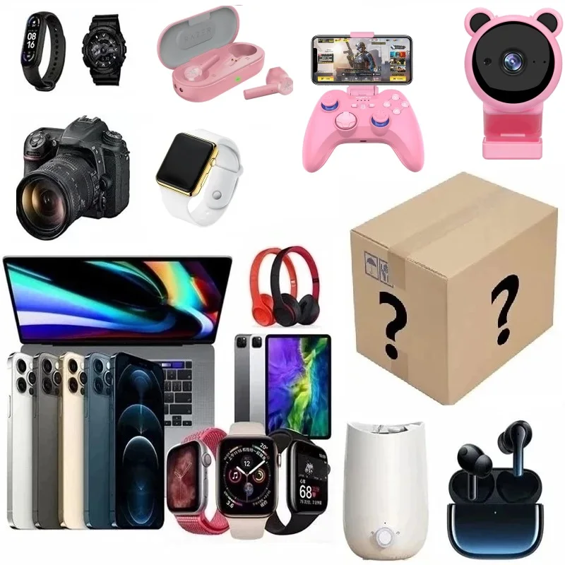 

Mysterious Random Products,Lucky Mystery Box,There is A Chance to Open:Such As Drones,Smart Watches,Gamepad,Anything Possible