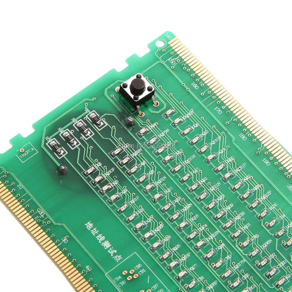 Настольный компьютер материнская плата DDR4 RAM Memorry Slot тестер с светодиодный