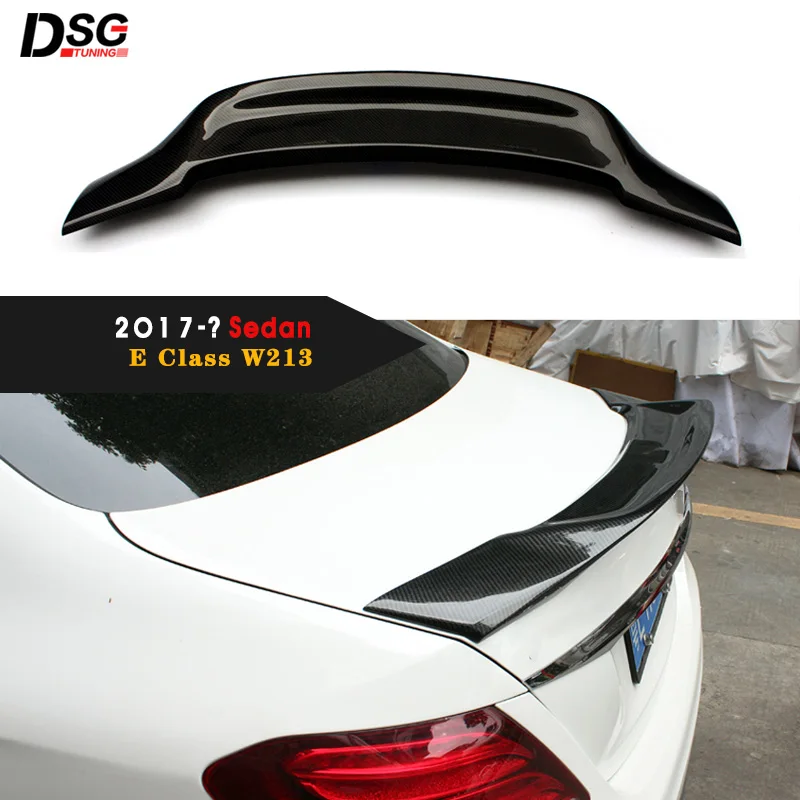 Спойлер для Mercedes E Class W213 4-дверный седан E200 E220 E250 E300 задний спойлер из углеродного