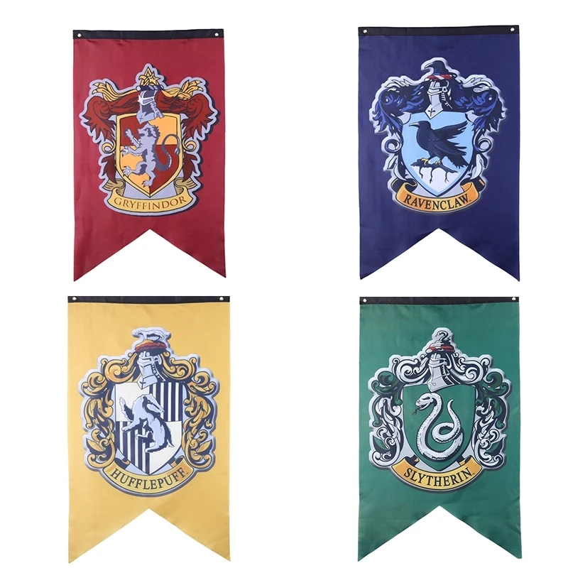 Gryffindor вечерние принадлежности для дня рождения колледж hp флаг баннеры для мальчиков девочек Дети Хэллоуин украшения Рождественский подарок