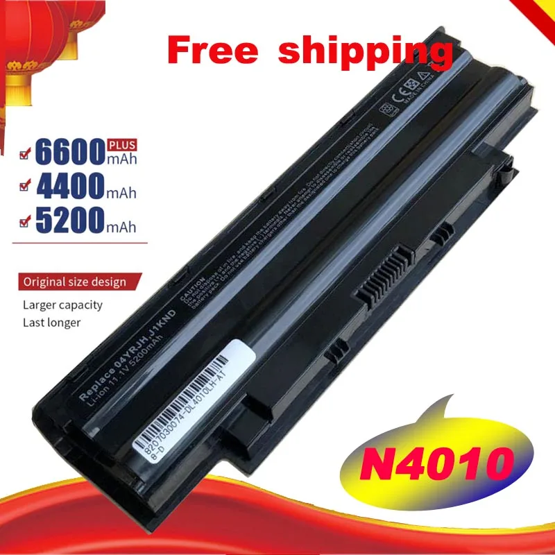 

5200mAh laptop Battery j1knd for Dell Inspiron M501 M501R M511R N3010 N3110 N4010 N4050 N4110 N5010 N5010D N5110 N7010 N7110