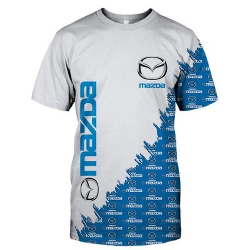 

summer fashion Mazda car logo Men T shirt brand T-shirt, High Quality brand clothing short sleeve car auto t-shirt S-5XL