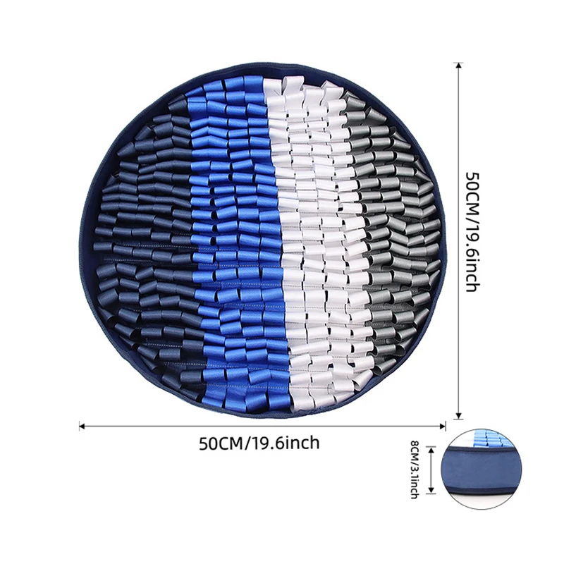 

Dog Sniffing Mat Pad Pet Sniffing Training Blanket Detachable Toy Pads Dog Mat Relieve Stress Nosework Puzzle Toys Pet Nose Pads