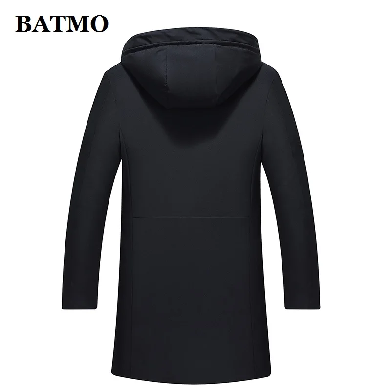Мужская парка с капюшоном BATMO зимняя куртка высокого качества HLF8807 2019 | Парки