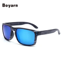 boyarn mens sunglasses new imitation wood grain sports sunglass sun glasses for women men brand design colorful shades eyewear