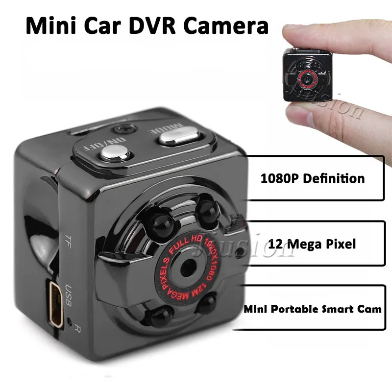 Мини камера видеонаблюдения HD 1080P SQ8 Espia карманная портативная маленькая цифровая