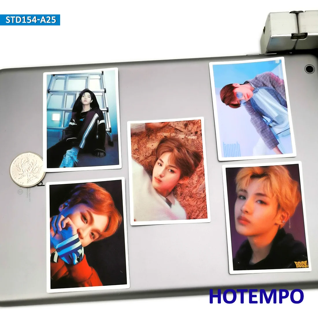 25pcs Korean Boy Men Team Kpop Fashion Style Stickers for Girls Kids: Mobile Phone, Scrapbook, Stationery, Laptop Case Decal Stickers image 3