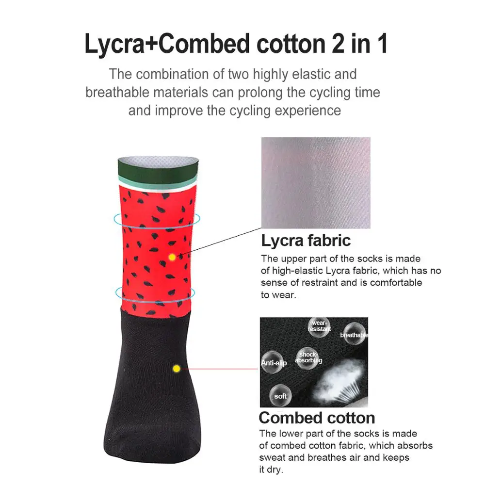 NUCKILY/носки унисекс с сублимационным принтом носки хлопковой подошвой уникальный