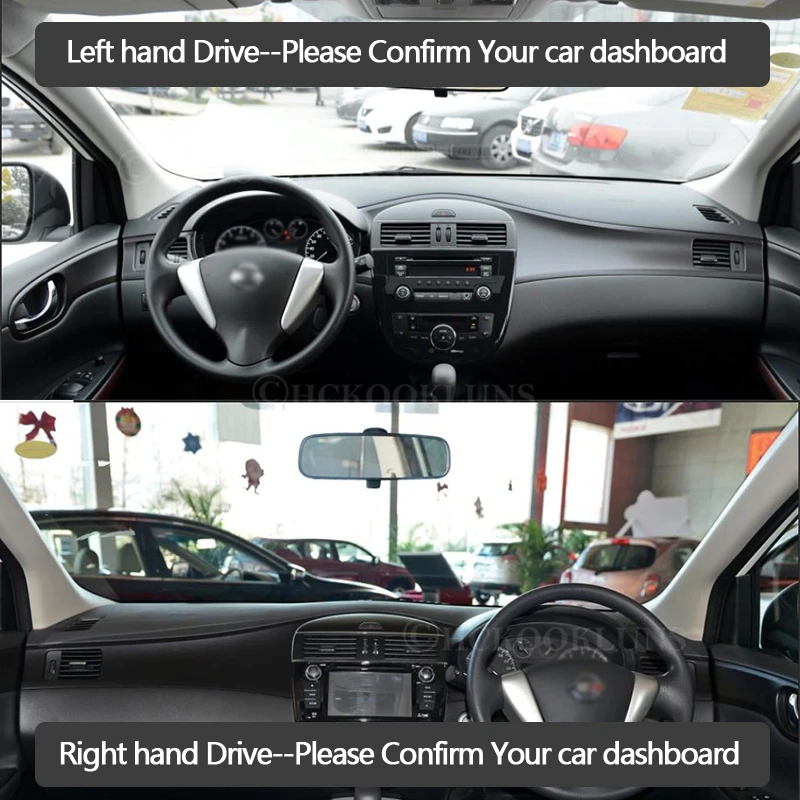 Dashboard Cover Protective Pad for Nissan Tiida Pulsar C12 2012 2013 2014 Car Accessories Dash Board Sunshade Carpet Anti-UV | Автомобили