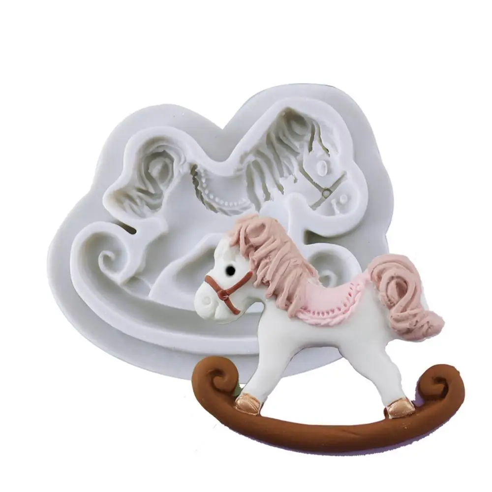 

Форма для торта детская лошадь силиконовая