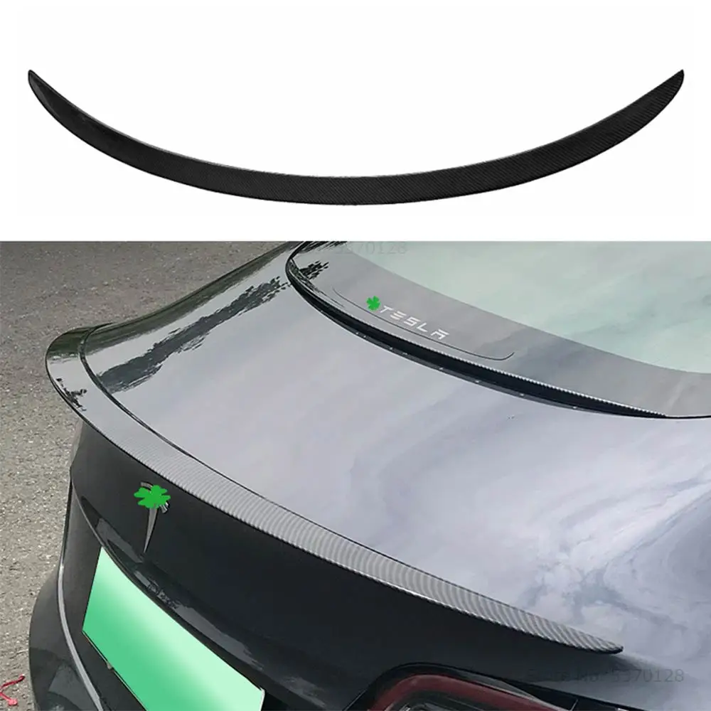 Для Tesla Model 3 высококачественный спойлер из углеродного волокна 2017 2018 2019 2020 задний