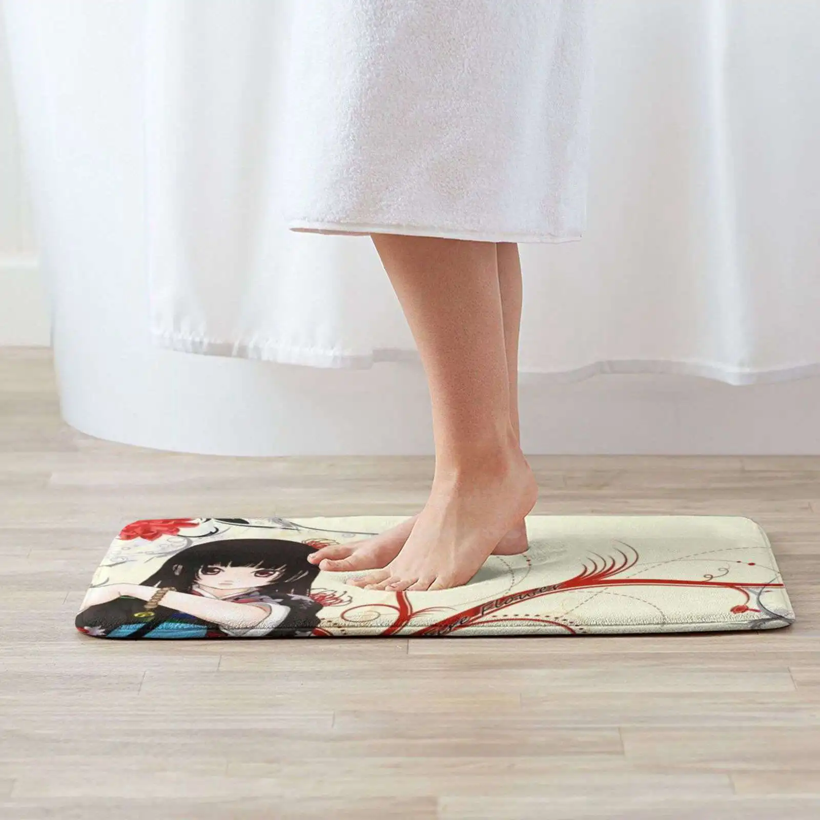 Энма Ай Аниме 3D Товары для дома Мат Руг Ковер Подушка Рот Зубы Возбуждающий Грех Хентай ХХХ Грустный Мальчик Девочки.