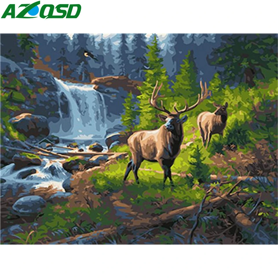 Набор для рисования по номерам на холсте домашнее украшение | Дом и сад