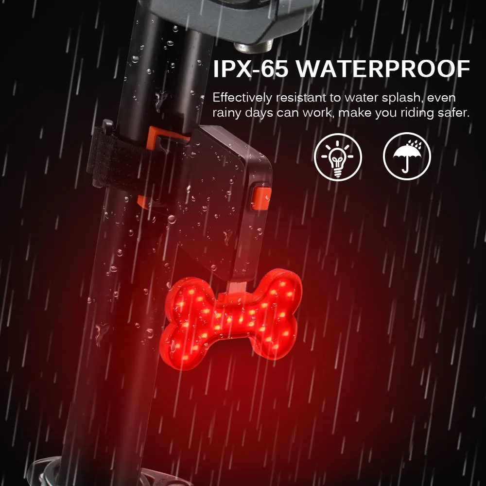 

Bike Bicycle Light Rechargeable LED Taillight USB Rear Tail Safety Warning Cycling Light Portable Flash Light Bike Accessories