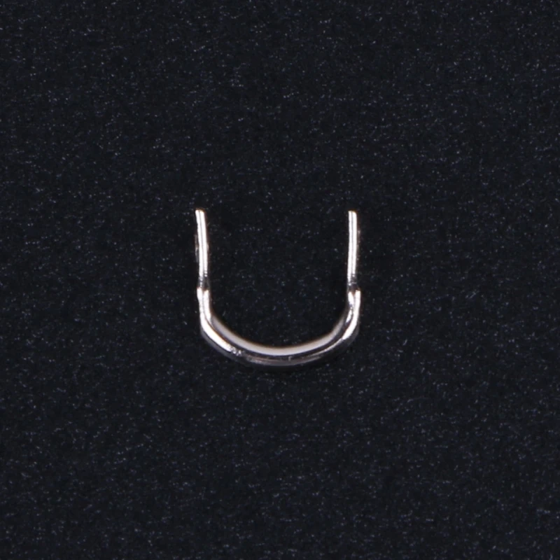 100pcs Fishing U Shaped Ring Baits Lure Tool Stainless Steel Accessories Tackle U2JB | Спорт и развлечения