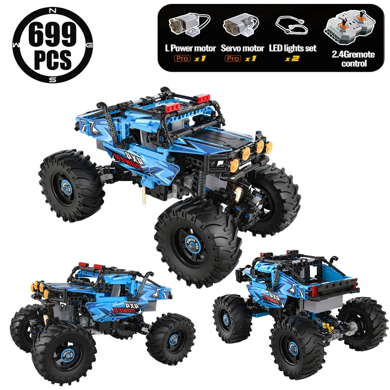 

Монстр-машина для скалолазания с дистанционным управлением, детский сборный конструктор, мелкие частицы, детская игрушка C61008