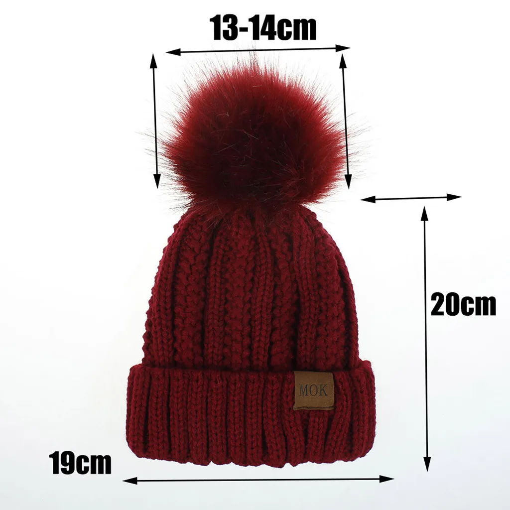 Женская зимняя шапка с помпоном шапочки облегающие шапки сохраняют тепло