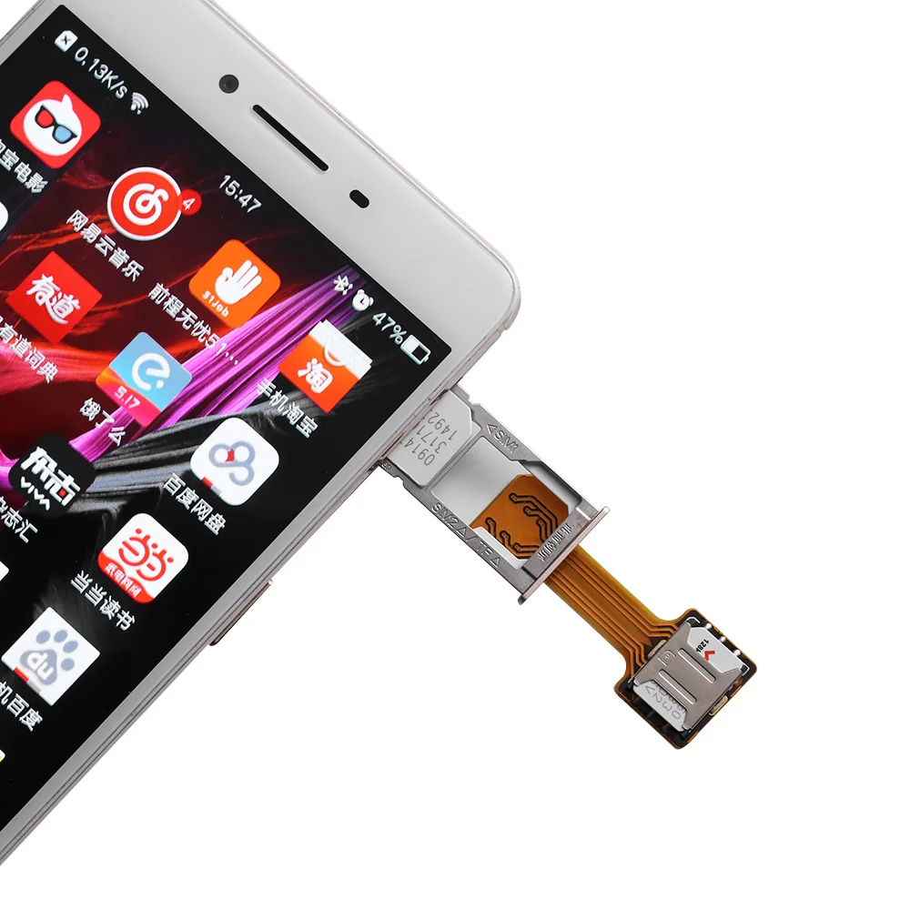 Универсальный гибридный адаптер для двух Sim-карт TF Micro SD Nano Cato Android | Мобильные