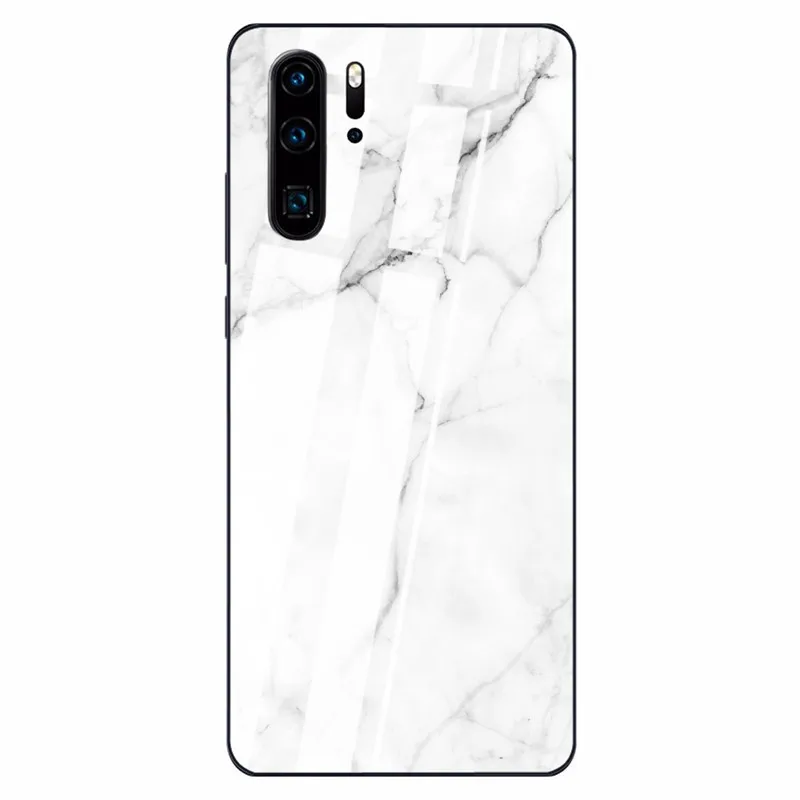 10 Tempered Glass Case For Huawei 9 10 Lite 8X 8X MAX White Marble Phone Cases For Nova 3 P-smart-Z P30 P20 Lite MATE 20 LITE Funda - Цвет: 10