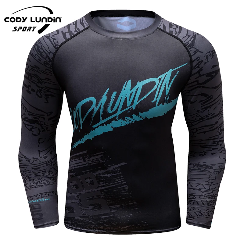 

Cody Lundin Guangzhou Спортивная компрессионная футболка полиэстер Повседневная upf 50 + водные занятия серфинг Rashguard MMA BJJ мужские футболки