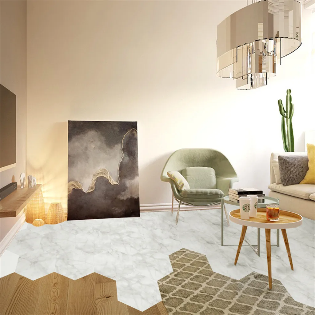 Самоклеящаяся Нескользящая настенная плитка для ванной и кухни 10 шт.