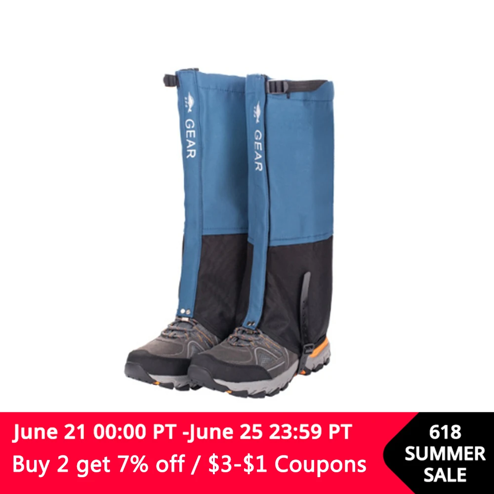 

Waterproof Shoe Covers Outdoor Legging Gaiters Covers Protection Leg Warmers Used for Hiking Walking Climbing Camping Ski Travel