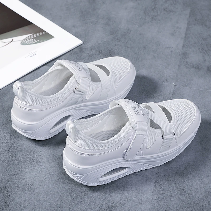 

Summer Women Casual Shoes For Women 2021 Sneakers Woman Vulcanize Sapatos Mesh Sports Breathable Platform Chaussure Femme Basket