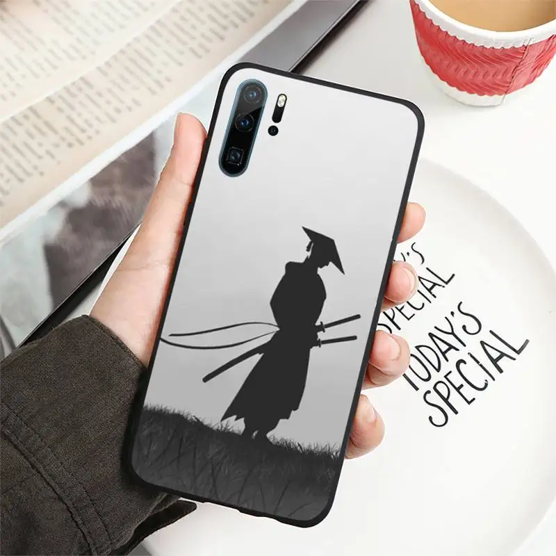 

Japan The samurai Ninja Phone Case For Huawei P9 P10 P20 P30 Pro Lite smart Mate 10 Lite 20 Y5 Y6 Y7 2018 2019